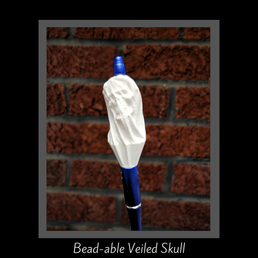 Veiled Skull Bead-able