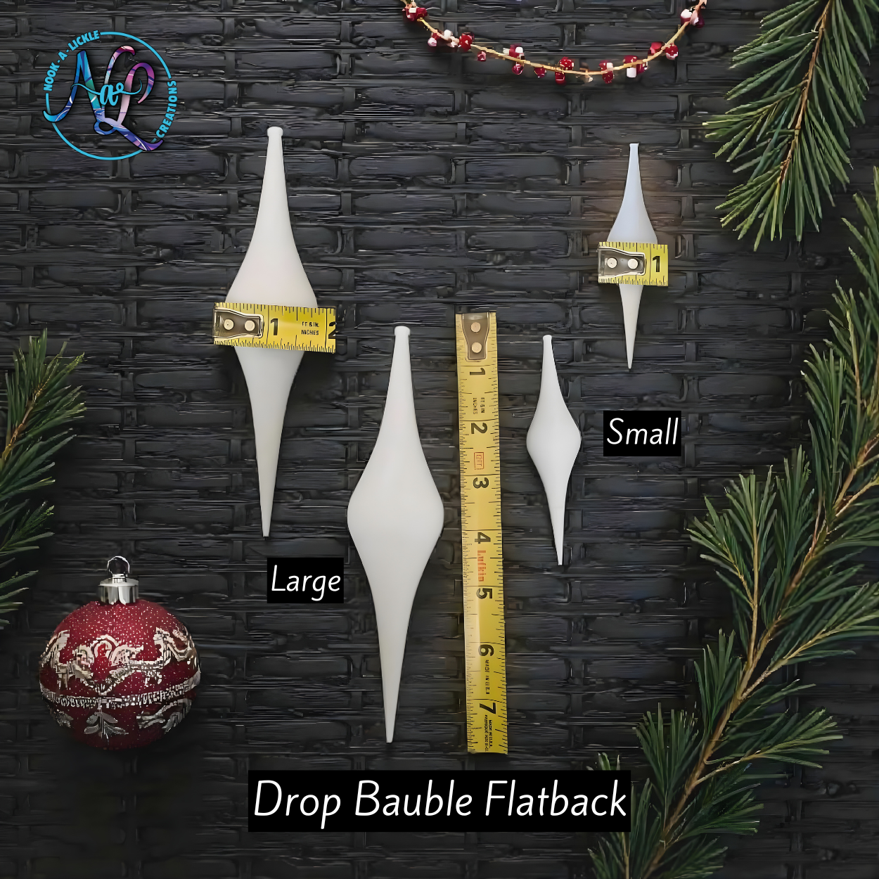 Drop Bauble Flatback