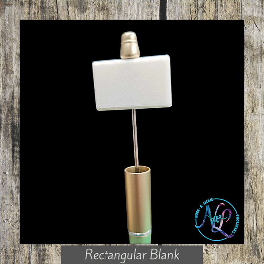 Rectangular Blank Bead-able