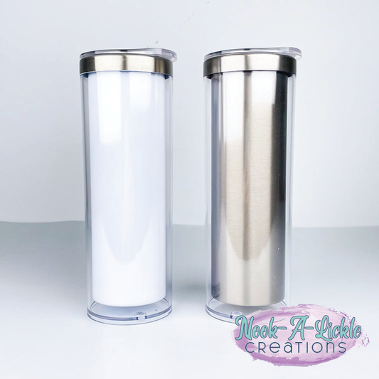 Straight Snow Globe - Sub Globe Tumbler