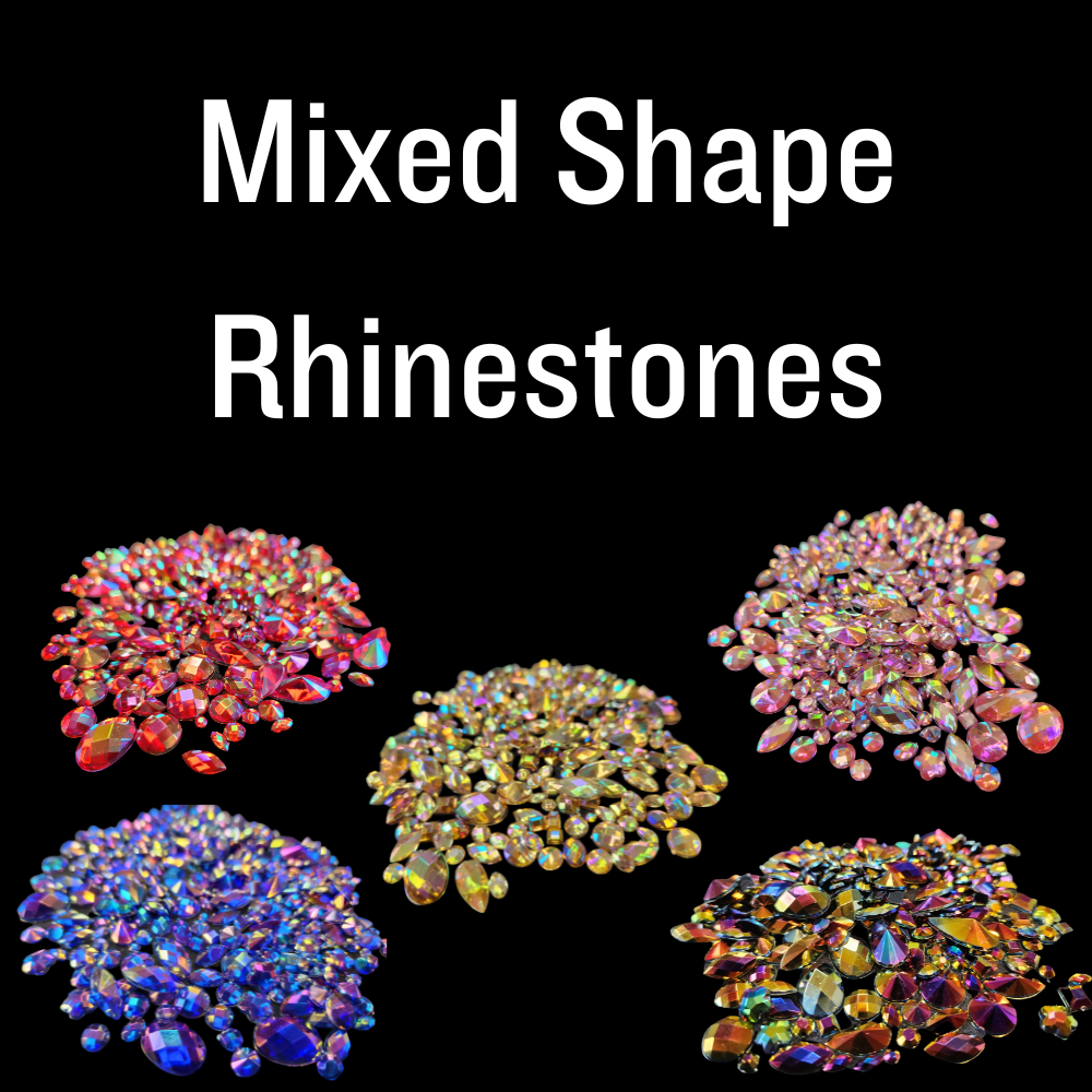 Mixed Shape Rhinestone Packs