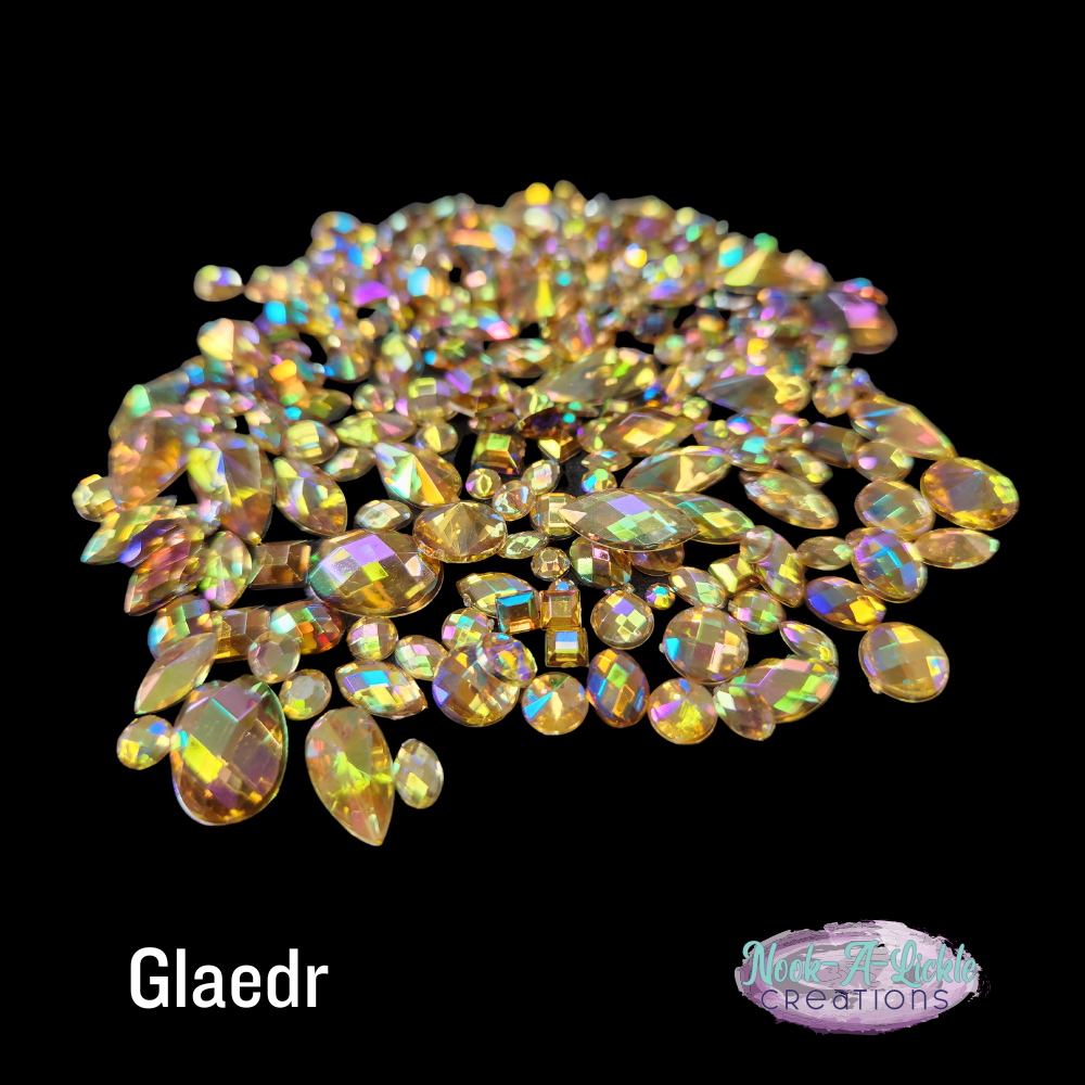 Mixed Shape Rhinestone Packs