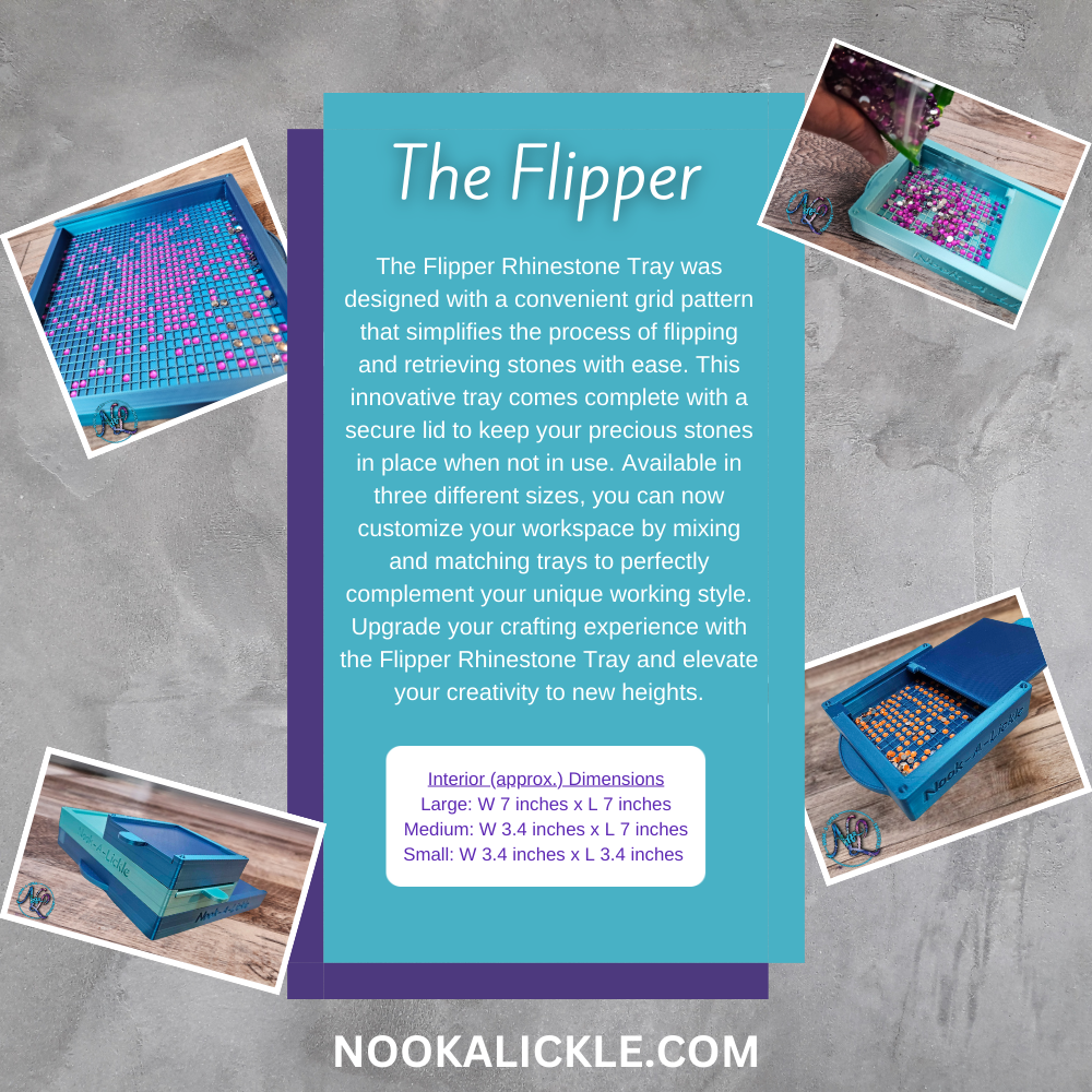 The Flipper Rhinestone Tray