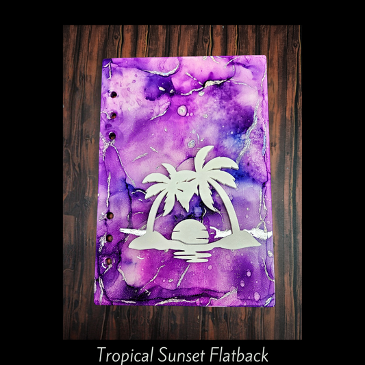 Blank shown on decorated A7 Notebook Cover