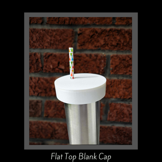 Flat Top Blank Cap