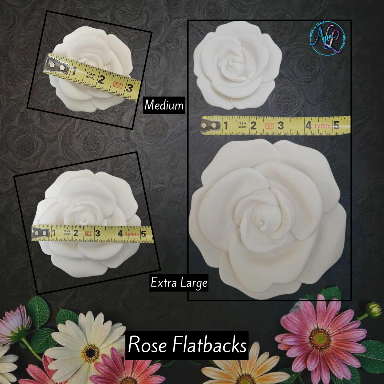 Rose Flatbacks
