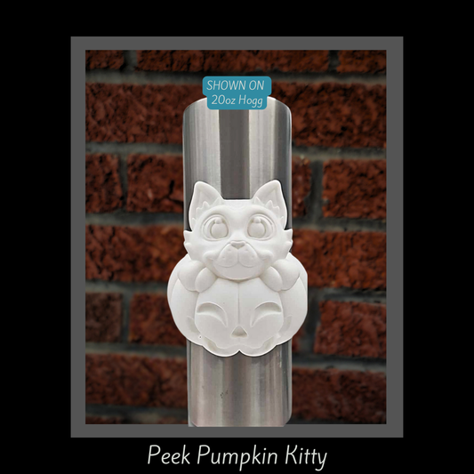 Peek Pumpkin Kitty Hugger